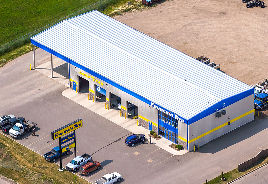 Fountain Tire Crane Steel